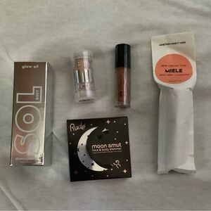 Bundle of 5 Brand New Highlighter Products (Colourpop, Rude, Milk, etc.!)